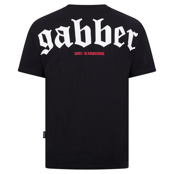❌ SALE ❌ 100% HARDCORE T-Shirt "Gabber Big" | Black