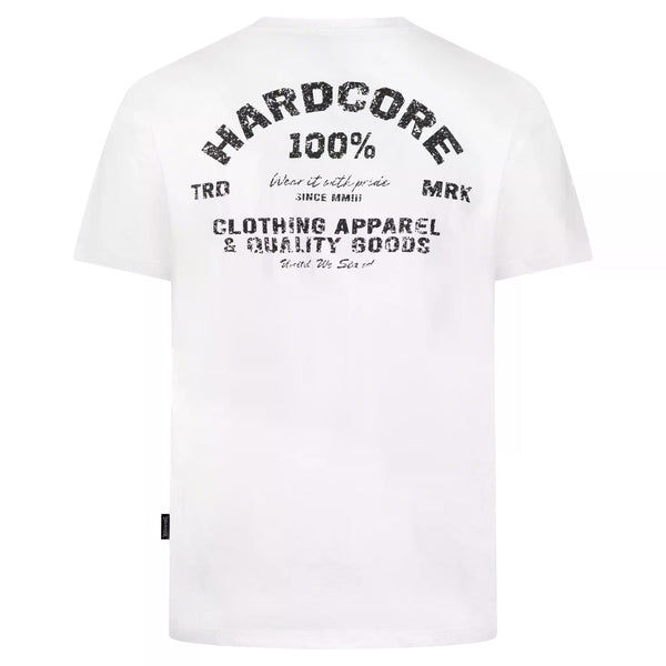 ❌ SALE ❌ 100% HARDCORE T-Shirt „Apparel“ | White
