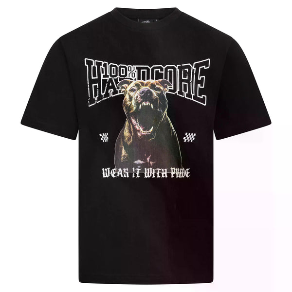 100% HARDCORE T-Shirt „Pitbull“ | Black