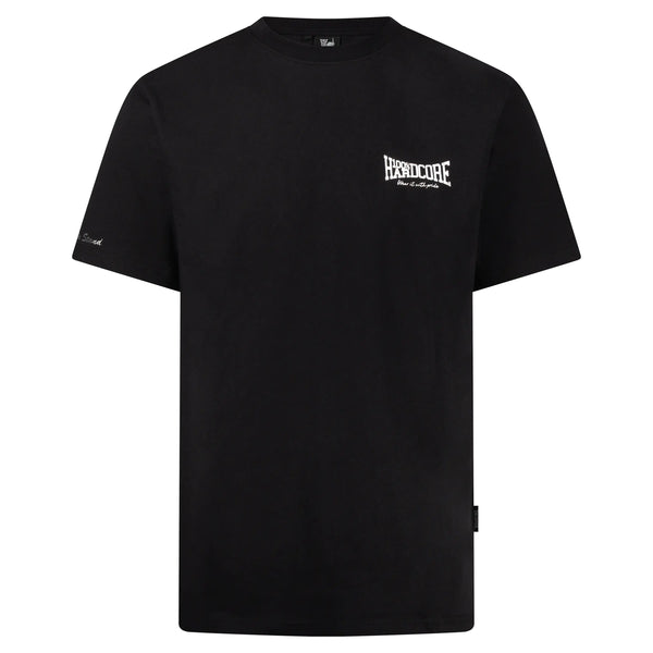 100% HARDCORE Herren T-Shirt "BR Silver" | Black