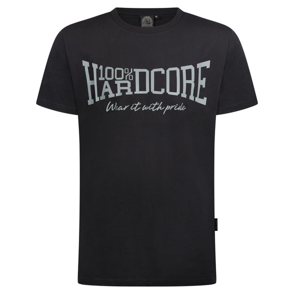 ❌ SALE ❌ 100% HARDCORE T-Shirt "Essential" | Black/Reflective