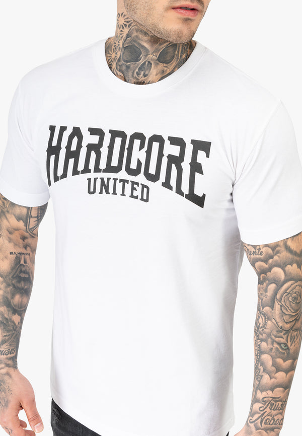 HARDCORE UNITED T-Shirt "Classic United" | White