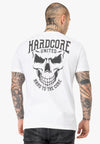 HARDCORE UNITED T-Shirt "Skully" | White