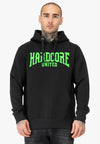 HARDCORE UNITED Hoodie "Cory" | Schwarz