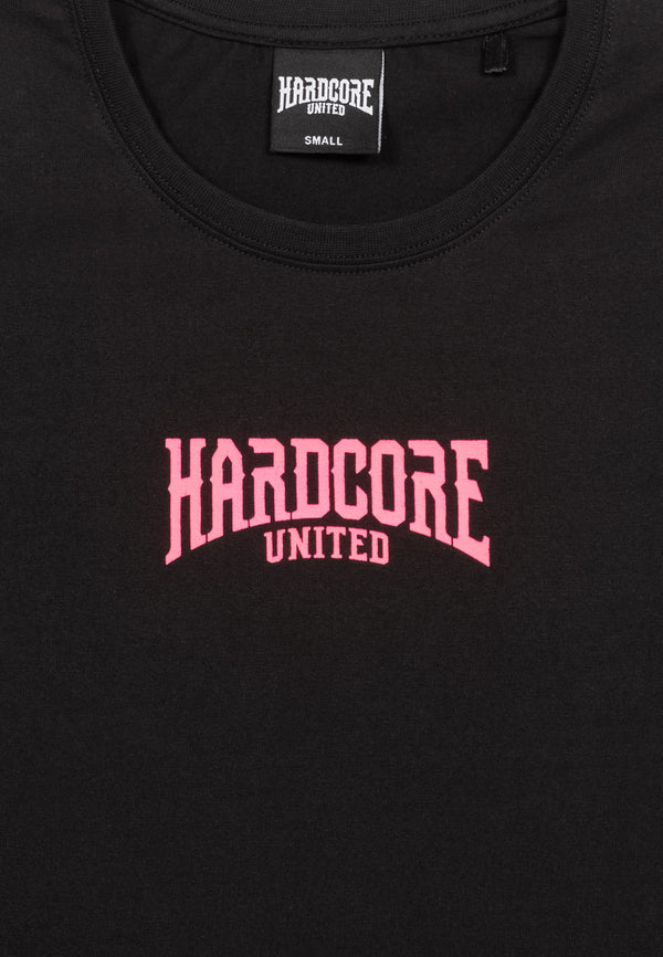 HARDCORE UNITED Ladies T-Shirt "Girly Skull" | Black