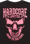 HARDCORE UNITED Ladies T-Shirt "Girly Skull" | Black
