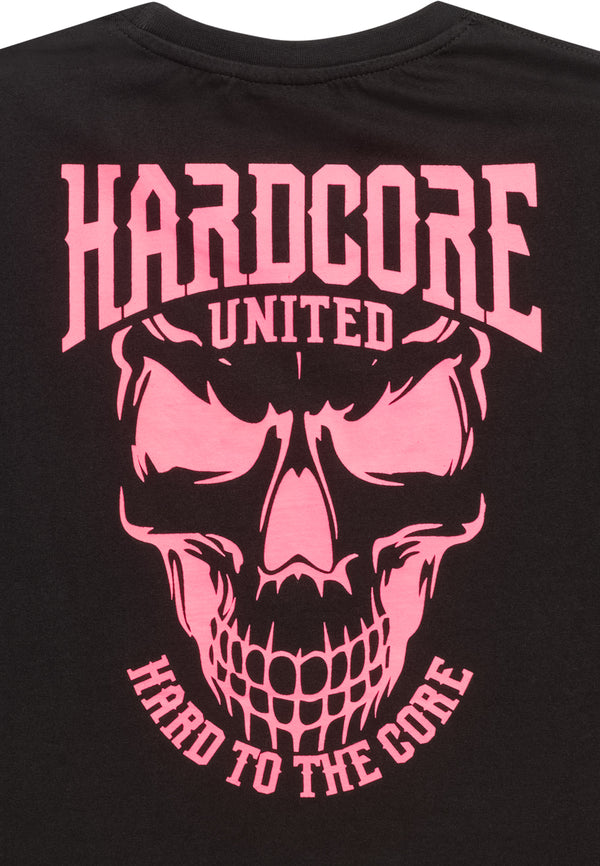 HARDCORE UNITED Ladies T-Shirt "Girly Skull" | Black