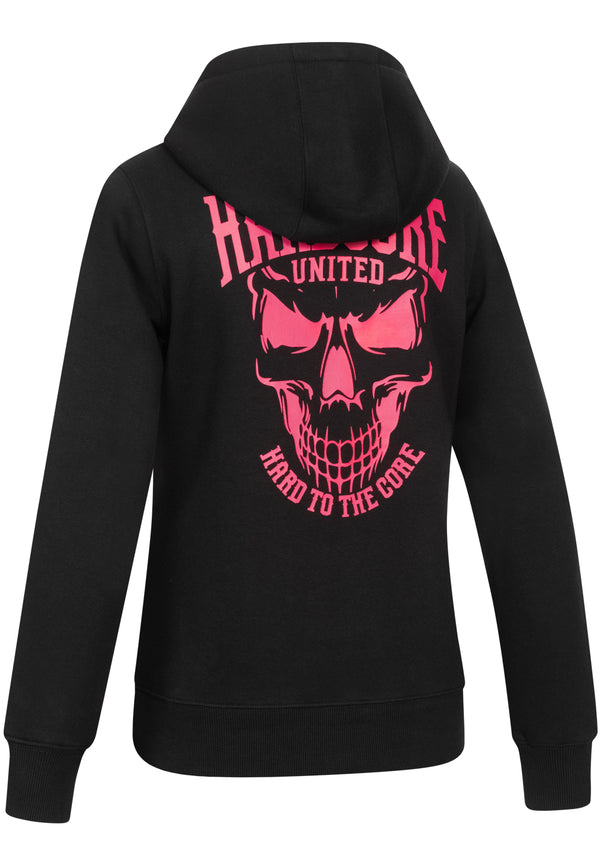 HARDCORE UNITED Ladies Hoody "Bobby" | Black