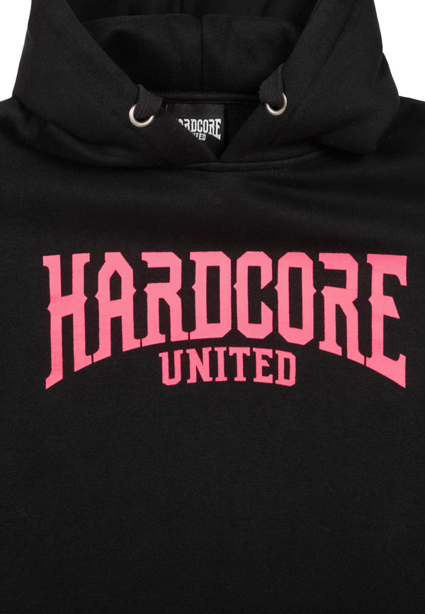 HARDCORE UNITED Ladies Hoody "Bobby" | Black