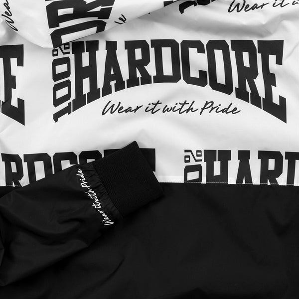 100% HARDCORE Windbreaker "The Brand" | Black / White