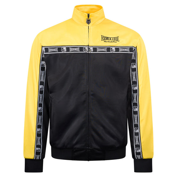 ❌ SALE ❌ 100% HARDCORE Trainingsjacke "Essential" | Black / Yellow