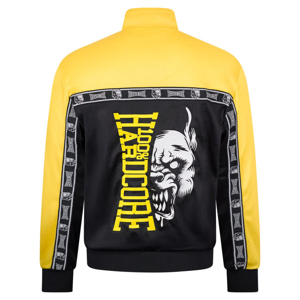❌ SALE ❌ 100% HARDCORE Trainingsjacke "Essential" | Black / Yellow