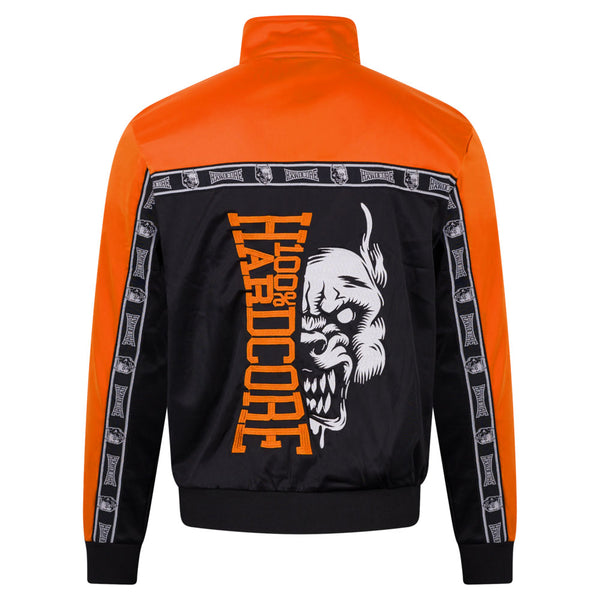 ❌ SALE ❌ 100% HARDCORE Trainingsjacke "Essential" |Black / Orange