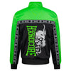 100% HARDCORE Trainingsjacke "Essential" | Black / Green