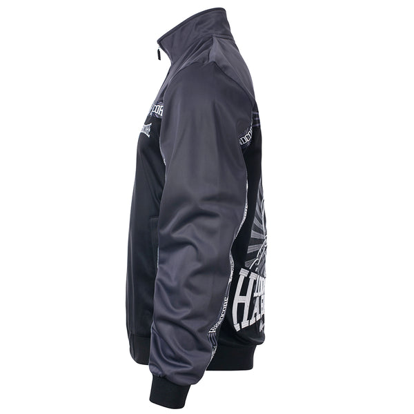 100% HARDCORE Trainingsjacke "Classic" | Black / Grey