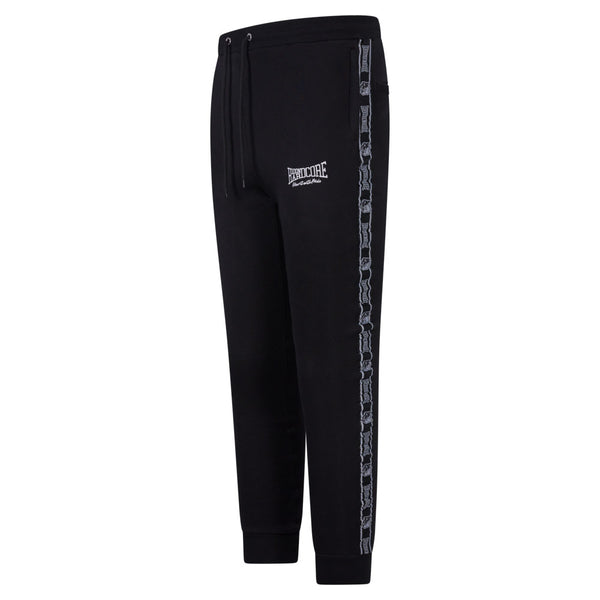 100% HARDCORE Jogginghose "Essential Taped" | Black | Schwarz