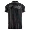 100% HARDCORE Soccer T-Shirt "Striped Gabber" | Black