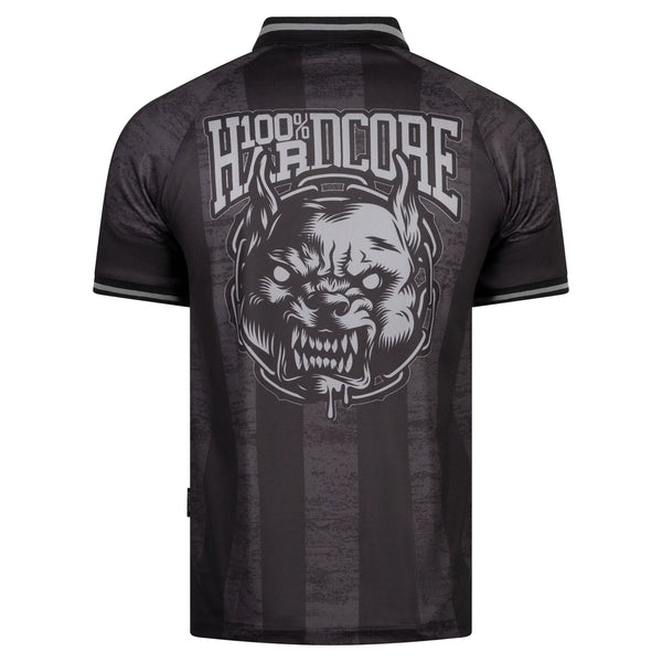 100% HARDCORE Soccer T-Shirt "Stand your ground" | Black