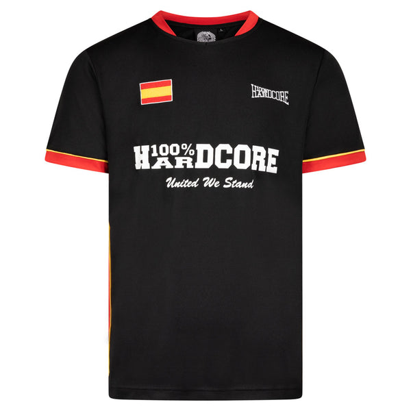 ❌ SALE ❌ 100% HARDCORE Football Shirt "España" | Black