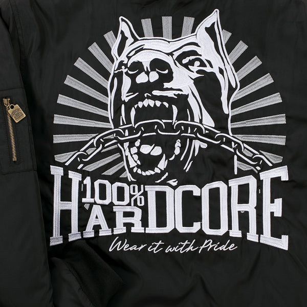 ❌ SALE ❌ 100% HARDCORE Bomberjacke "Classic" | Black