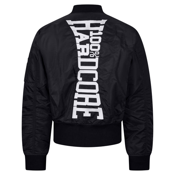 100% HARDCORE Bomberjacke "Vertical" | Black