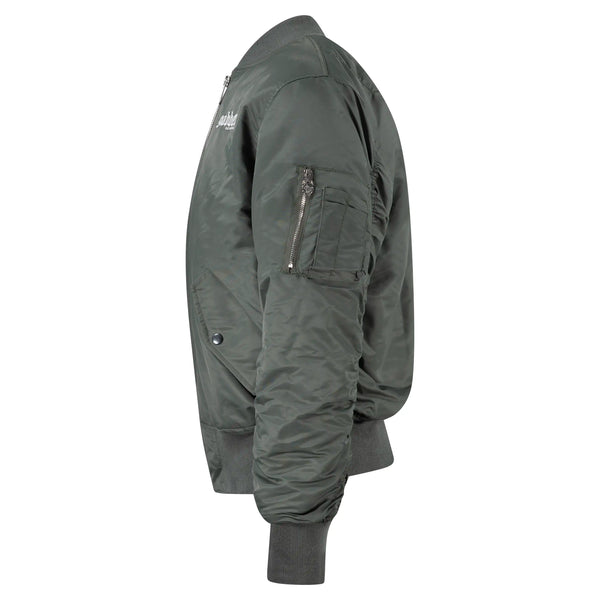 100% HARDCORE Bomberjacke "GABBER" | Army Green