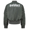 100% HARDCORE Bomberjacke "GABBER" | Army Green