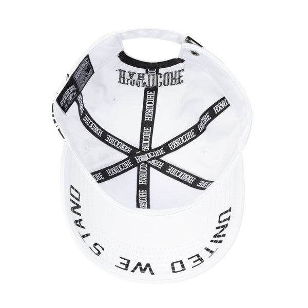 100% HARDCORE Cap "United We Stand" | White