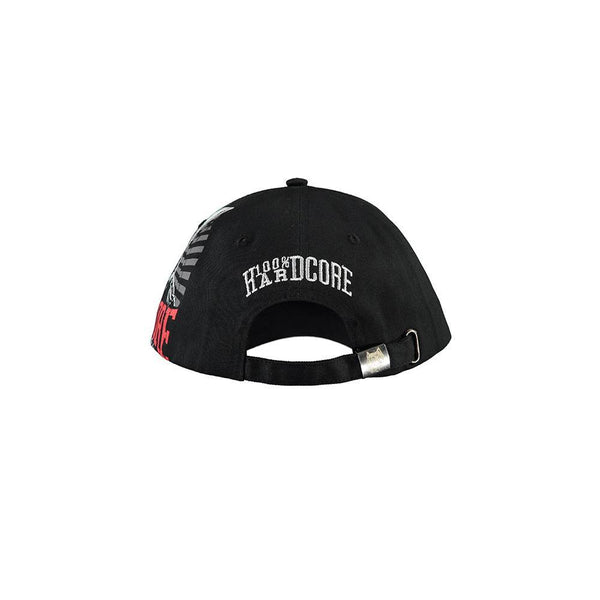 100% HARDCORE Strapback Cap "Dog-1 Allover"