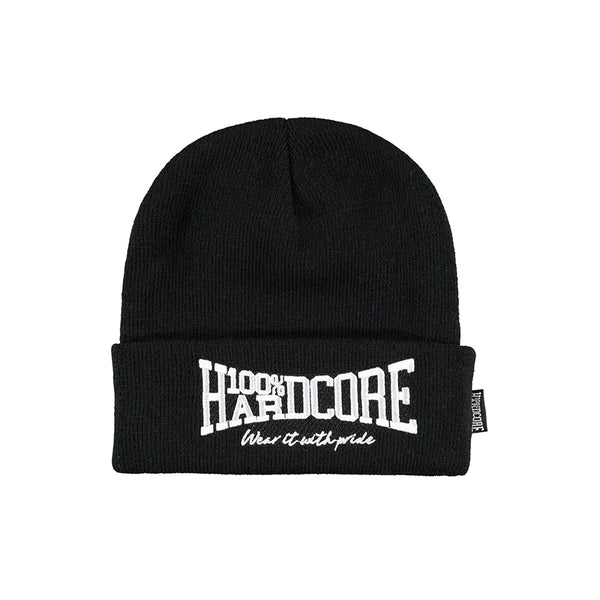 100% HARDCORE Beanie "The Brand" | Black