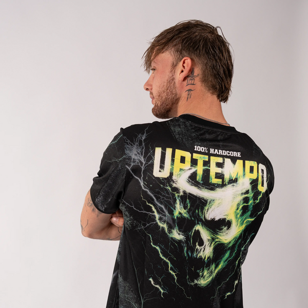 UPTEMPO Soccer T-Shirt "Skullstorm" | Grün