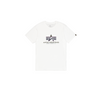 ALPHA INDUSTRIES Basic T-Shirt | White/ Rainbow Reflective