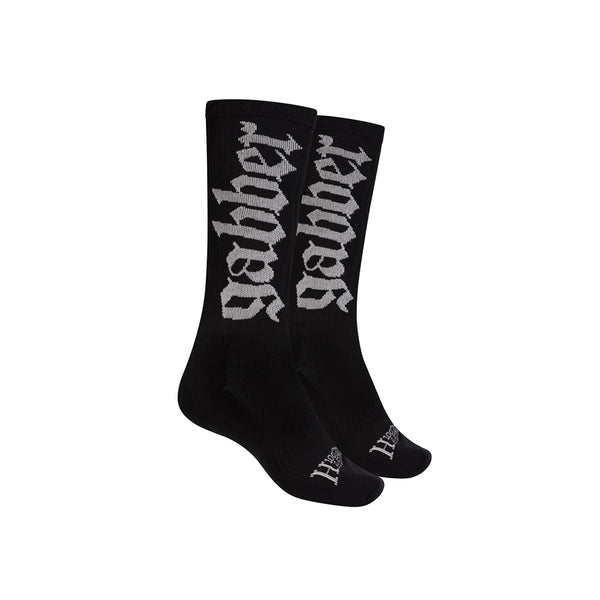 100% HARDCORE Sport Socken "Gabber" | Schwarz / Weiß