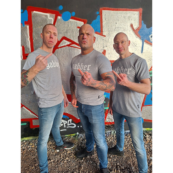 ❌ SALE ❌ 100% HARDCORE T-Shirt "Gabber" | Grey