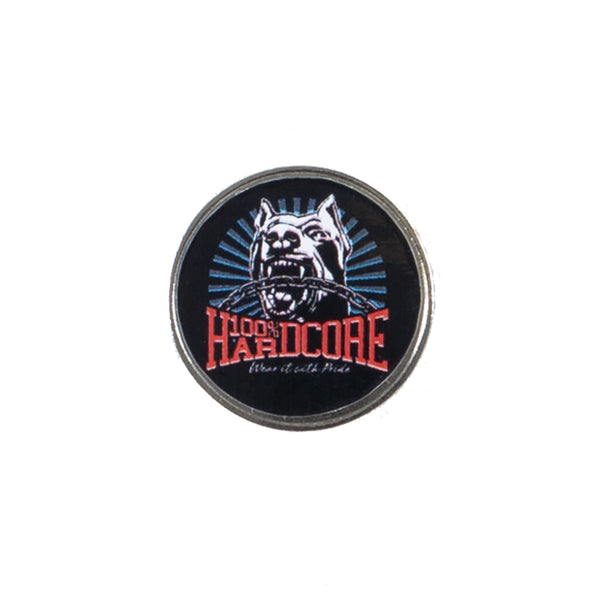 100% HARDCORE Anstecker "Dog-1"