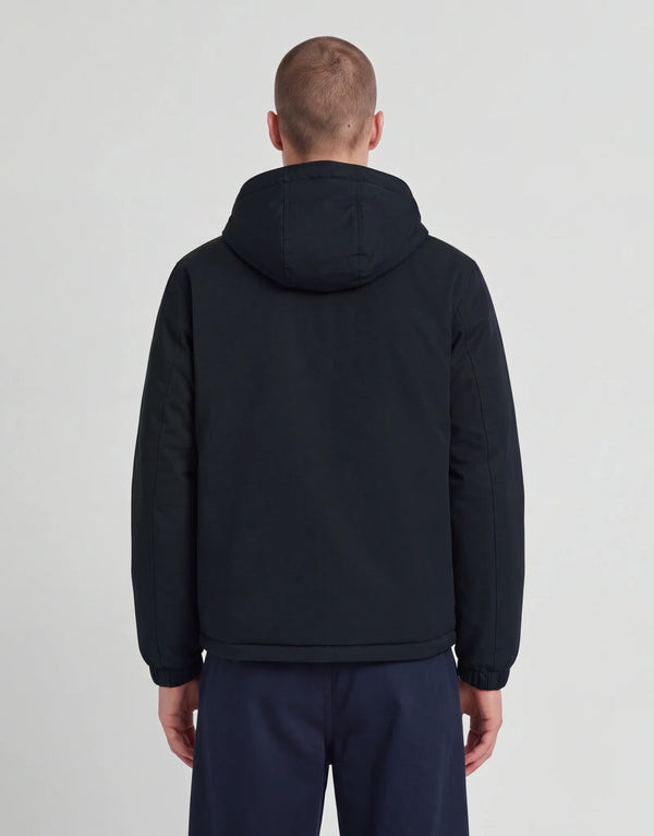 LYLE & SCOTT Padded Hooded Zip Through Jacket | Dark Navy