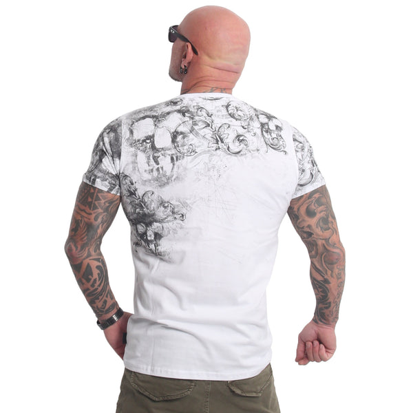 ❌ SALE ❌ YAKUZA T-Shirt "Faded" | Weiß