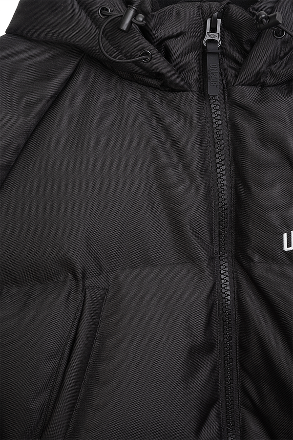 UNFAIR ATHLETICS Curved Winter Jacket | Black