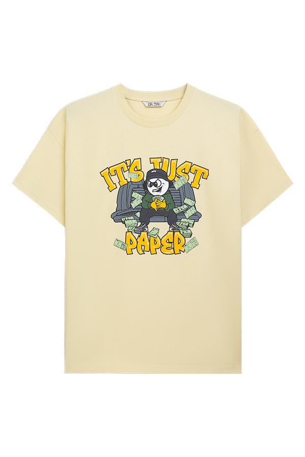 ❌ SALE ❌ UNFAIR ATHLETICS T-Shirt "PB Paper Easy Fit" | Lemongras