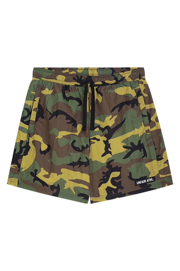 UNFAIR ATHLETICS DMWU Crushed Jungle Camo Shorts