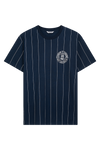 UNFAIR ATHLETICS DMWP BP T-Shirt "Pinstripes" | Navy