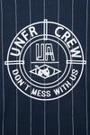 UNFAIR ATHLETICS DMWP BP T-Shirt "Pinstripes" | Navy