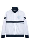 UNFAIR ATHLETICS DMWU Tracktop "Pinstripes" | White/Navy