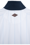 UNFAIR ATHLETICS DMWU Tracktop "Pinstripes" | White/Navy