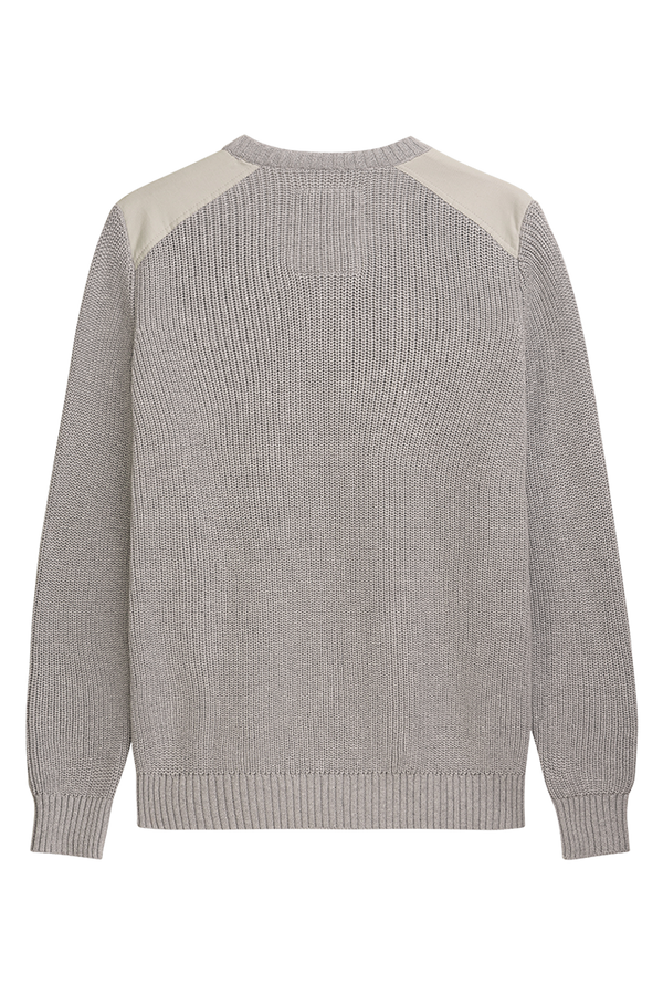 UNFAIR ATHLETICS Unfair Patch Knitwear | Stone Grey