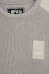 UNFAIR ATHLETICS Unfair Patch Knitwear | Stone Grey