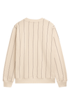 ❌ SALE ❌ UNFAIR ATHLETICS Classic Label Pinstripes Crewneck | Cream