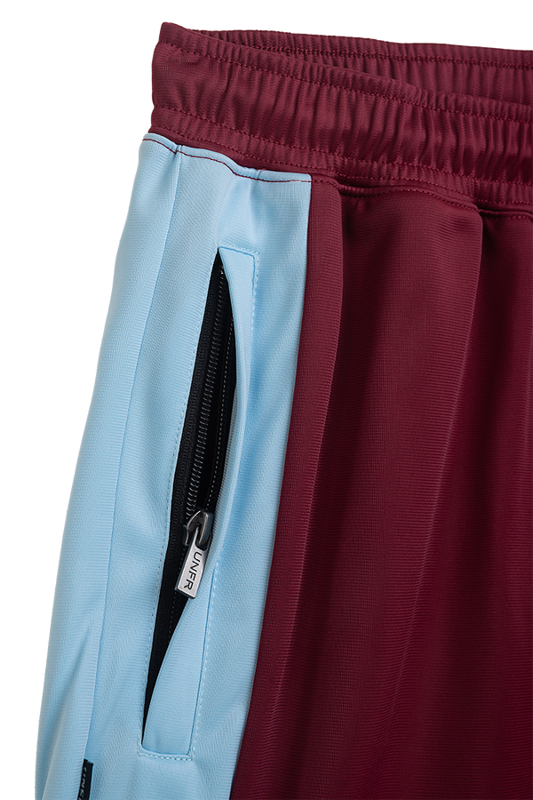❌ SALE ❌ UNFAIR ATHLETICS DMWU Athletic Shorts | Burgundy / Sky Blue