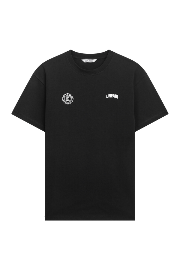 UNFAIR ATHLETICS Two Side Logo T-Shirt | Black