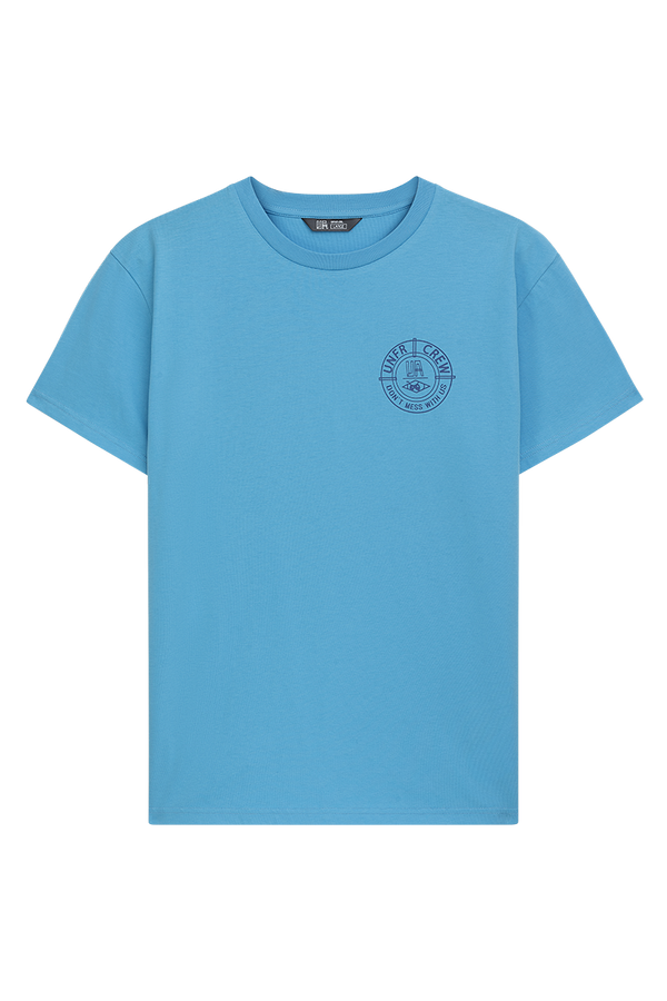 UNFAIR ATHLETICS DMWU BP T-Shirt | Skyblue / Royal